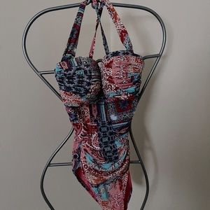 Bleu Rod Beattie whole piece bathing suit. Size 10